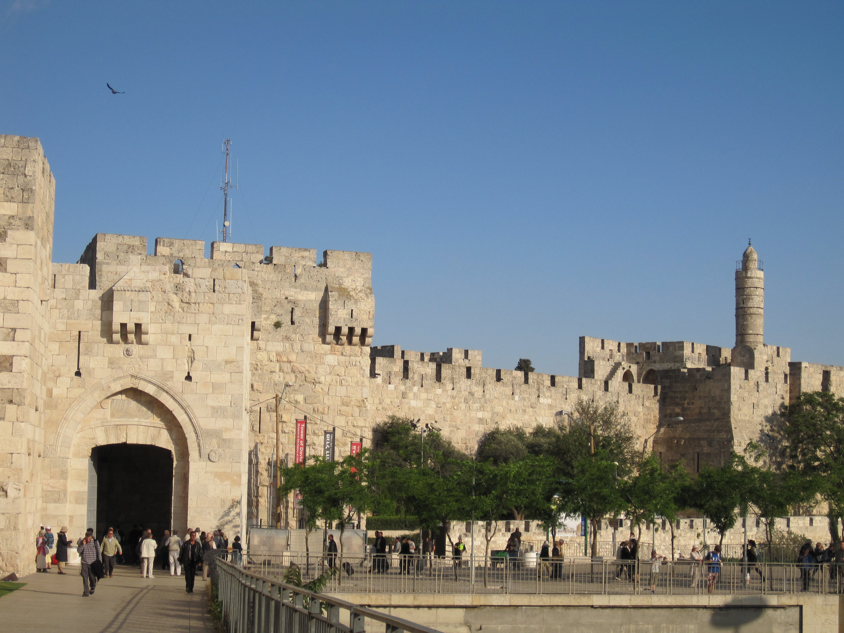 Image of a Jaffa Gate's view
